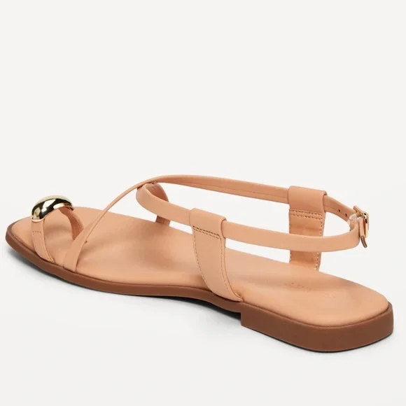 Old Navy Women's Tan Faux Leather Strappy Toe Ring
Sandals - Picture 2 of 9